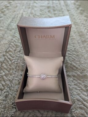 Sterling Silver Cubic Zirconia Bracelet